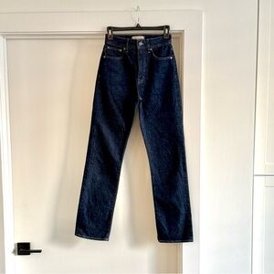 90s Straight Leg Madewell Jeans in Dark Wash